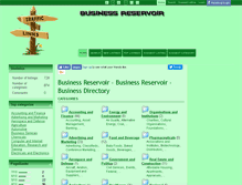Tablet Screenshot of businessreservoir.com